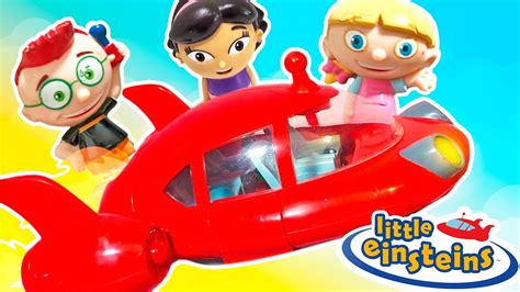 LITTLE EINSTEINS Disney Alaska Mission Playset + Pat Pat Rocket June Annie Leo by EpicToyChannel ...