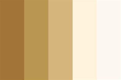 coffee and light cream Color Palette