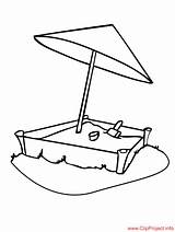 Sandbox Image coloring Page sketch template