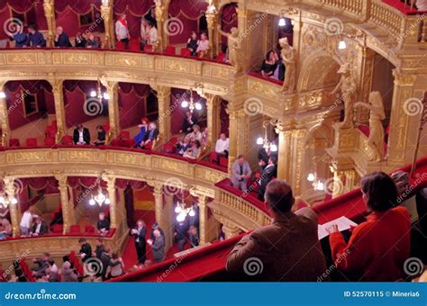 Budapest Opera House Interior Editorial Image - Image of destinations, decorated: 52570115