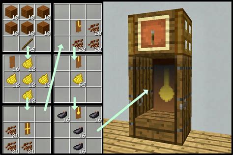 Grandfather clock design | Minecraft banner designs, Cool minecraft ...