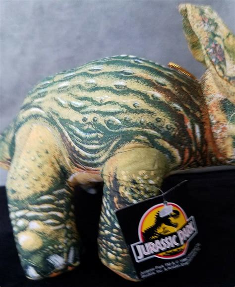 Vintage Jurassic Park Triceratops Plush Stuffed Toy 1992 Stuffed Dinosaur | #2007719243