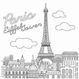 Paris Coloring Pages Printable For Free Download sketch template