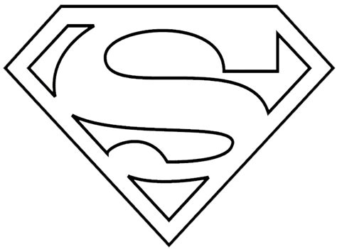 Superman Logo Monochrome - ClipArt Best