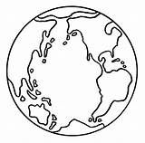 Printable Of Earth sketch template