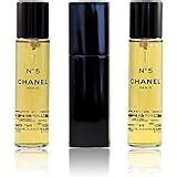 No. 5 by Chanel Eau de Toilette Purse Spray Refills 3 x 20ml: Amazon.co ...