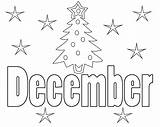 December Coloring Pages  Free Printable sketch template