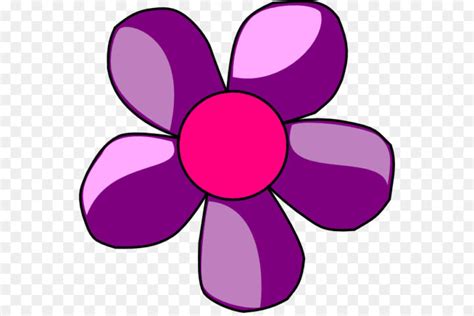 colored flower clipart outline - Clip Art Library