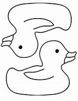 Rubber Duck Coloring Pages  Free Printable For Kids sketch template