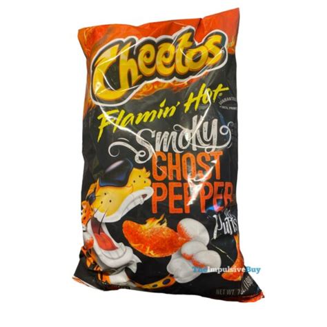 REVIEW: Cheetos Flamin’ Scorching Smoky Ghost Pepper Puffs - foodworldsite