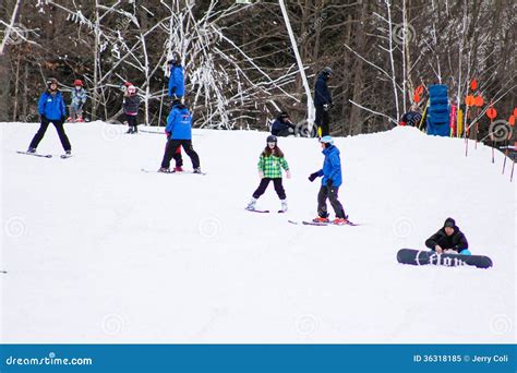 Skiing Lessons editorial image. Image of instruction - 36318185