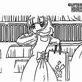 Glitter Force Coloring Pages PreCure Chloe  Free Printable sketch template