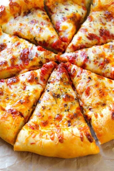 Cheesy Pizza Crust - Layers of Happiness