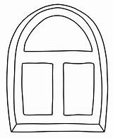 Simple Window Coloring Page  Free Printable Pages For Kids sketch template