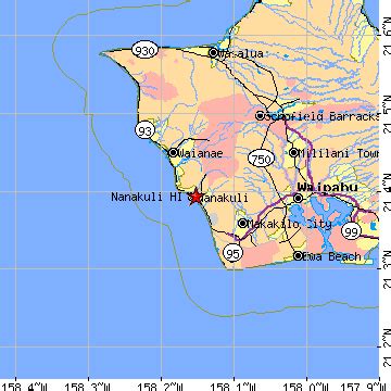 Nanakuli, Hawaii (HI) ~ population data, races, housing & economy