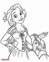 Printable Tangled Coloring Pages sketch template