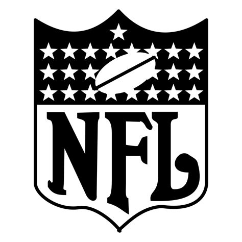 NFL Logo Black and White – Brands Logos