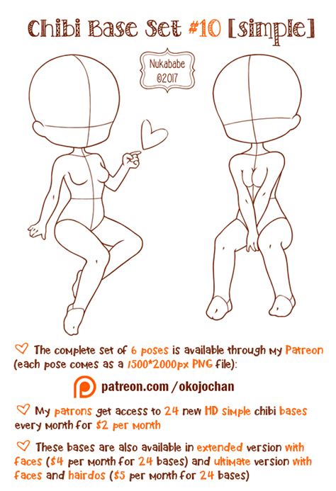 Body Base Drawing Chibi