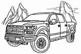 Coloring Pages Ford Trucks  Free Printable sketch template