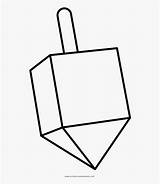 Free Printable Dreidel Coloring Page sketch template