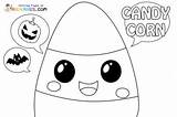 Candy Corn Coloring Pages sketch template