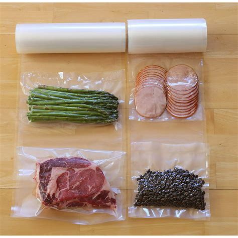 Vacuum Sealer Food Storage Saver Bag w/ Unique Multi Layer Construction 4 Sizes, Vacuum Sealer ...