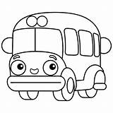 Baby Bus Coloring Pages Print sketch template
