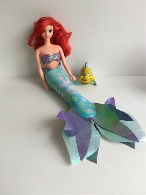 1990s Mattel Disney Princess SWIMMING ARIEL Little Mermaid Doll ...