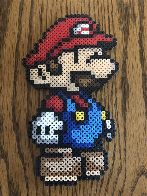 Perler Hama bead - Paper Mario | Hama beads, Paper mario, Perler