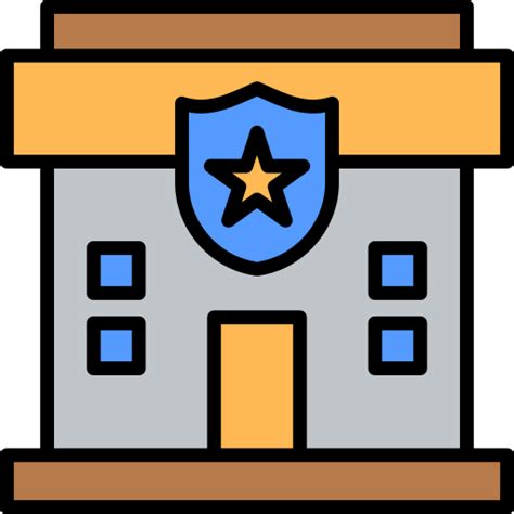 Police station Generic Outline Color icon