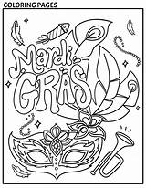 Printable Mardi Gras Coloring Pages sketch template