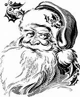 Vintage Santa coloring page  ColouringPages sketch template