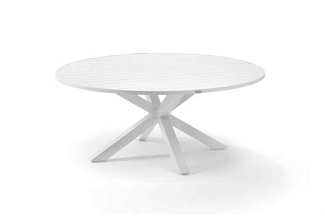 Cove Round Cross Leg 1.8m Dining Table White - Modern Style