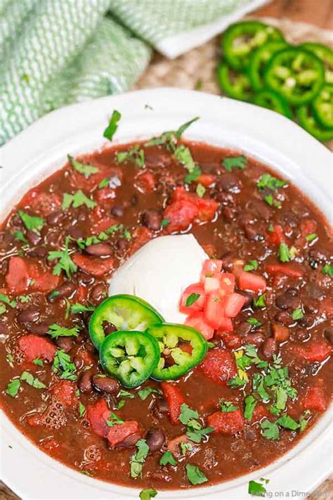 Crock Pot Black Bean Soup - slow cooker black bean soup