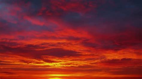 Amazing Sunset Over Desert Reflecting On Stock Footage Video (100% ...