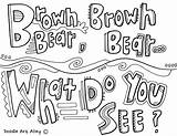 Brown Bear What Do You See Coloring Pages sketch template