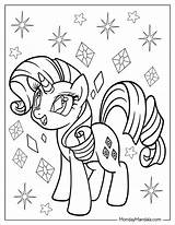 Coloring My Little Pony Rarity RARITY  sketch template