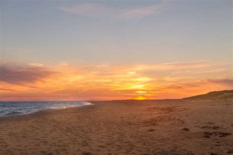 Beach Sunset Sand Royalty-Free Stock Photo