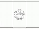 Coloring Printable Peru Flag sketch template