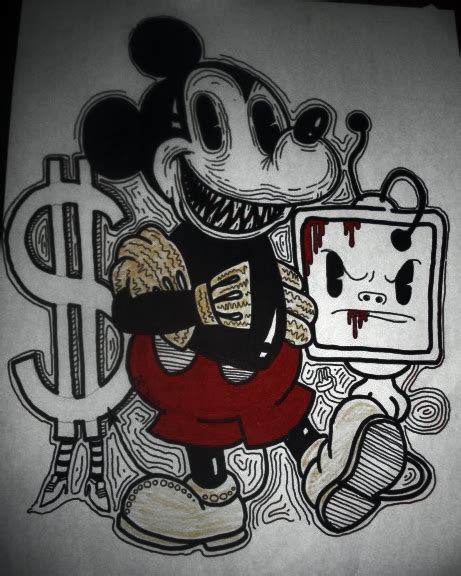 Mickey Mouse Is Dead by MandaCruickshank on DeviantArt