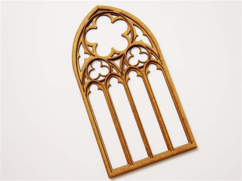 1:4 Miniature Gothic Window Diy Kit Church Window Miniature - Etsy ...