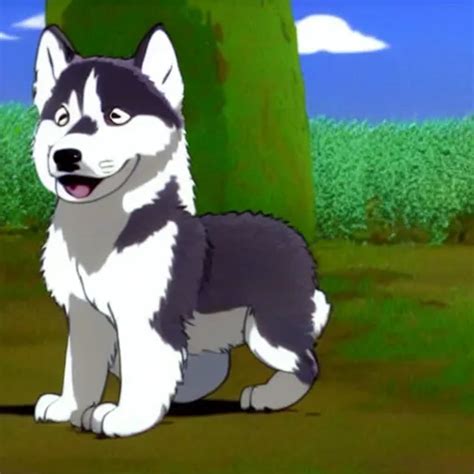 husky puppy animated by studio ghibli, ary by studio | Stable Diffusion | OpenArt