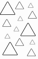 Triangle Coloring Pages sketch template