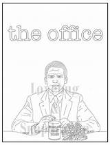 The Office Coloring Pages Free sketch template