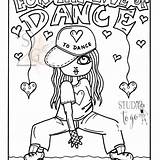 Free Printable Hip Hop Dance Coloring Pages sketch template