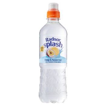 Radnor Splash Orange & Passion Fruit Sugar Free Flavoured Water 500ml ...