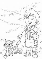 Go diego coloring Pages To Download And print For free sketch template
