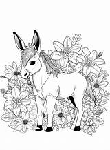 64 Desenhos De Burro Para Colorir  ColoringPagesOnlycom sketch template