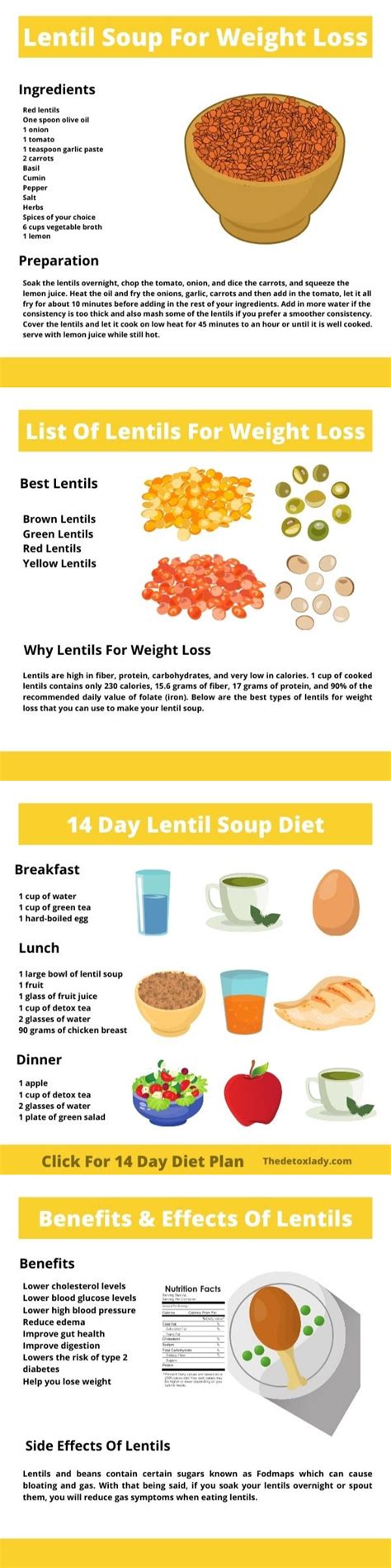 Best Lentil Soup For Weight Loss - The Detox Lady