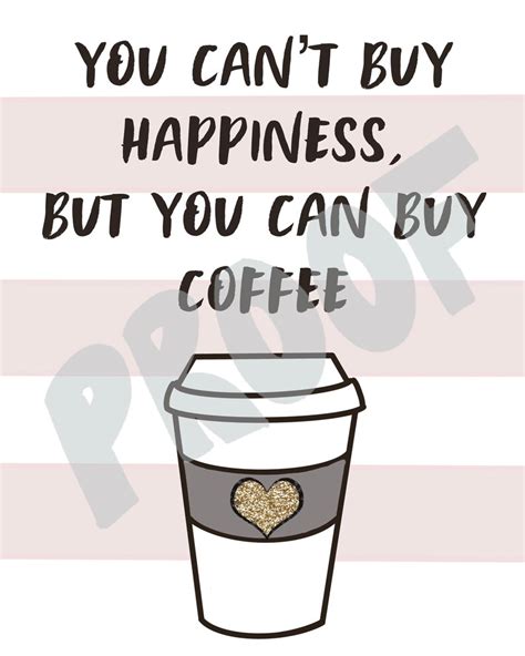 Funny Coffee Art Print Digital Download Girly Wall Art for - Etsy